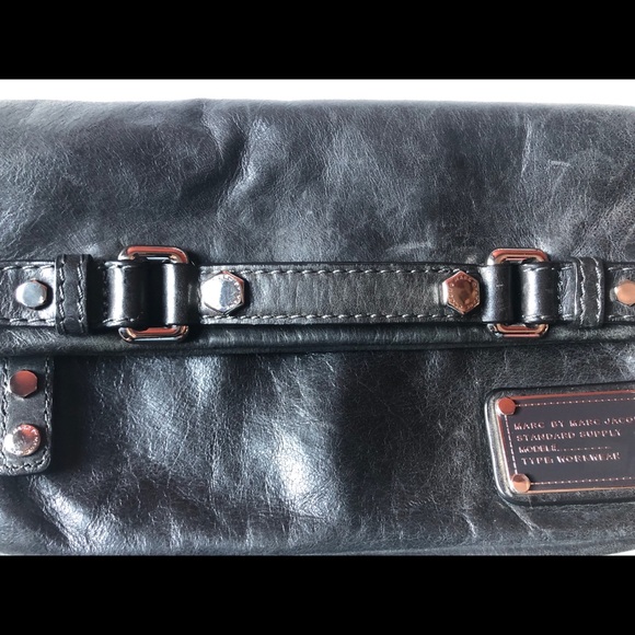 ❤️Authentic Marc by Marc Jacobs Leather Clutch/Bag - Picture 5 of 8